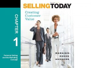 Personal selling philosophy