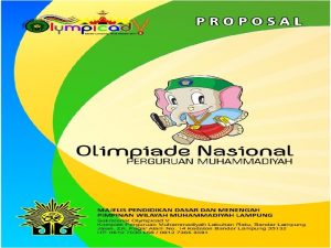 Sosialisasi Olimpiade Ahmad Dahlan Olympic AD V Tahun