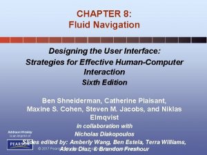 Fluid navigation