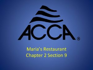 Marias Restaurant Chapter 2 Section 9 Latent Capacity