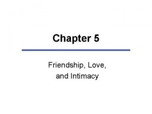 Friendly relationship chapter 5
