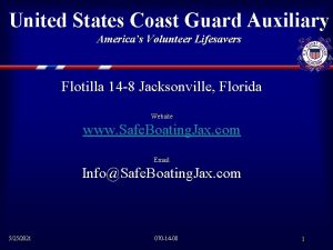 United States Coast Guard Auxiliary Americas Volunteer Lifesavers