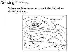 Drawing isobars