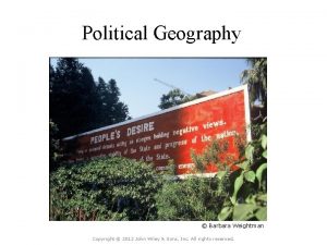 Political Geography Concept Caching Burma Myanmar Barbara Weightman