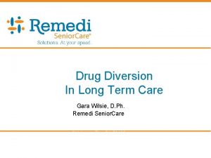 Drug diversion in nursing homes