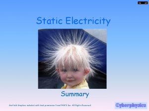 Static Electricity Summary Garfield Graphics included with kind