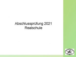 Abschlussprfung 2021 Realschule Prfungsteile Kommunikationsprfung in Englisch und