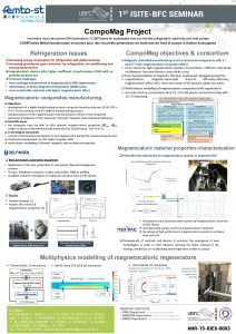 Compo Mag Project Innovative microstructured MAGnetocaloric COMPOsites for