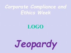 Logo jeopardy