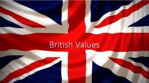 British Values So what are British Values According