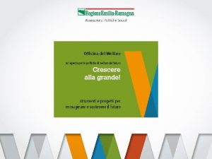 12 febbraio 2014 Attuazione LR 12000 SERVIZI EDUCATIVI