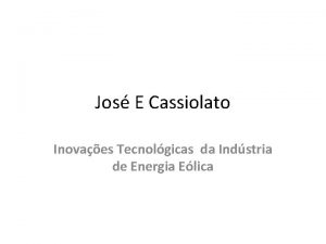 Jos E Cassiolato Inovaes Tecnolgicas da Indstria de