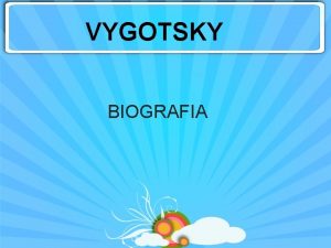 Vigotsky biografia