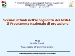 I minori stranieri non accompagnati diventano maggiorenni accoglienza