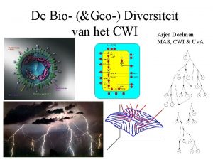 De Bio Geo Diversiteit van het CWI Arjen