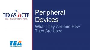 Peripheral Devices What They Are and How They