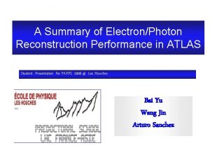 A Summary of ElectronPhoton Reconstruction Performance in ATLAS