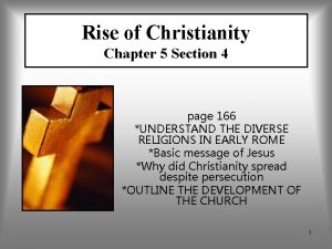 Rise of Christianity Chapter 5 Section 4 page