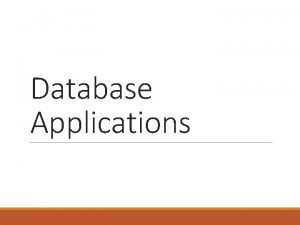 Visual basic and database files