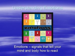 Signals that tell your mind and body how to react.