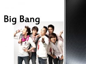 Big Bang Korean in Russian the Big Bang