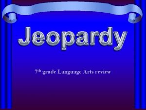 7 th grade Language Arts review Essay Types