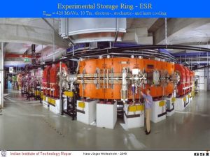Experimental Storage Ring ESR Emax 420 Me Vu