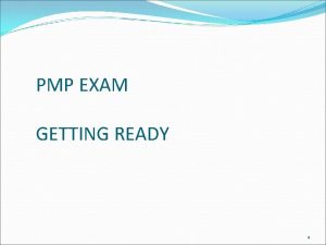 PMP EXAM GETTING READY 1 Working material PMBOK