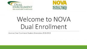 Nvcc dual enrollment