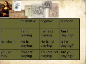 Transform the positive sentences below into negative form