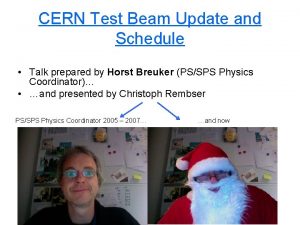 Cern sps schedule