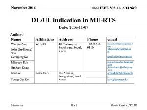 November 2016 doc IEEE 802 11 161426 r