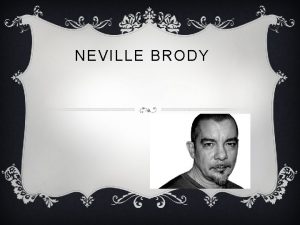 Neville brody