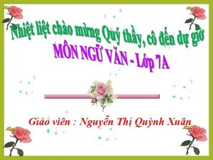 Gio vin Nguyn Th Qunh Xun Vng L