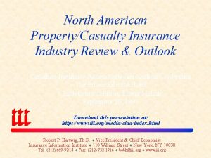 North American PropertyCasualty Insurance Industry Review Outlook Canadian