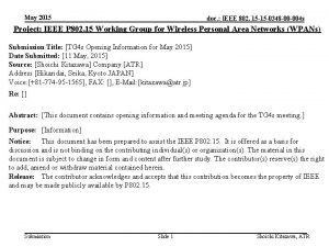 May 2015 doc IEEE 802 15 15 0348