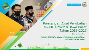 Versi 5 Oktober 2020 Rancangan Awal Perubahan RPJMD