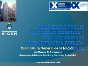 RGIMEN DE PRECIO TESTIGO EN COMPRAS Y CONTRATACIONES