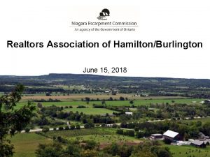 Realtors Association of HamiltonBurlington June 15 2018 1