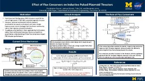 Effect of Flux Conservers on Inductive Pulsed Plasmoid