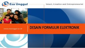 Desain formulir elektronik rekam medis