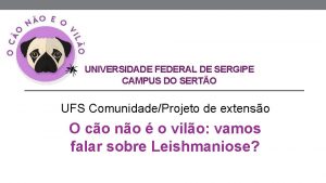 UNIVERSIDADE FEDERAL DE SERGIPE CAMPUS DO SERTO UFS