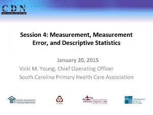 Measurement error types