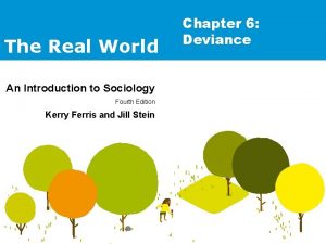 The Real World An Introduction to Sociology Fourth