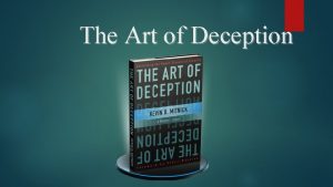 The art of deception by kevin mitnick