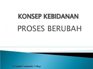 Konsep berubah dalam kebidanan