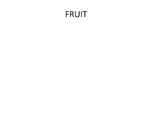 FRUIT 1 Malus domestica appel Kenmerken wilde appel