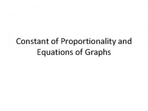 Constant of proportionality vocabulary