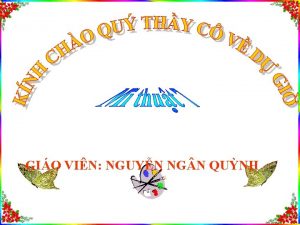 GIO VIN NGUYN NG N QUNH TRANG TR