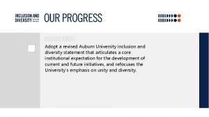 Adopt a revised Auburn University inclusion and diversity
